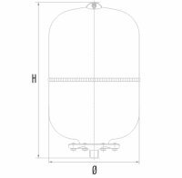 Solar- Ausdehnungsgefäß VS 18 Liter, inkl. Wandhalterung 3/4"