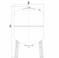 Ausdehnungsgefäß VRV 200 Liter Heizung